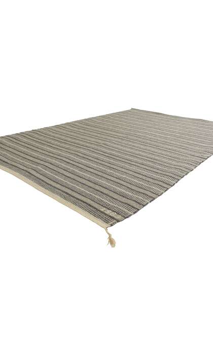 5 x 7 Vintage Swedish Rug Kilim Rollakan 78481