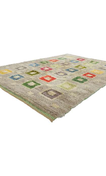 5 x 7 Vintage Swedish Rya Rug 78508