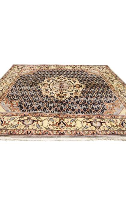 6 x 6 Vintage Persian Bijar Rug 76053