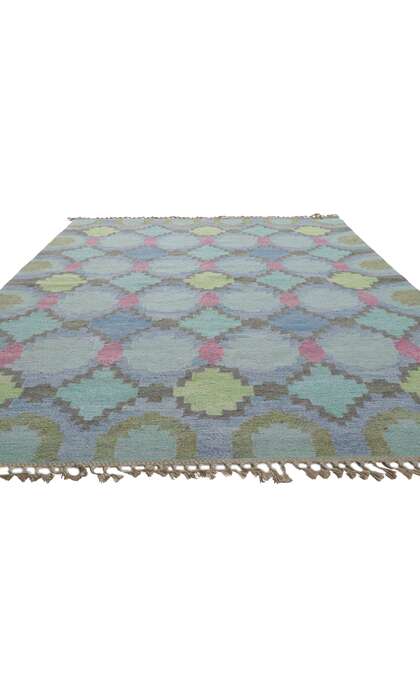 6 x 8 Vintage Swedish Kilim Rug Judith Johansson Rollakan 78470