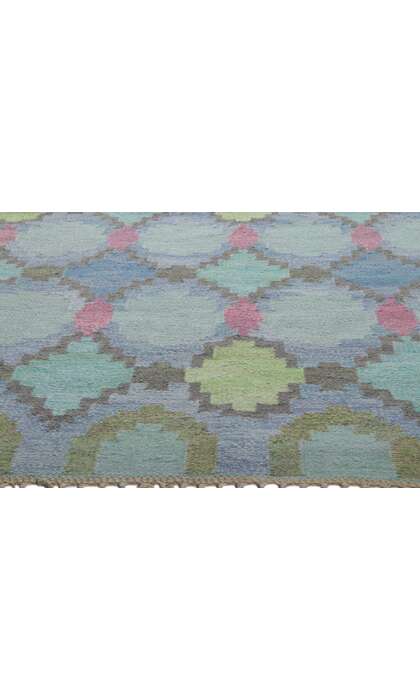 6 x 8 Vintage Swedish Kilim Rug Judith Johansson Rollakan 78470