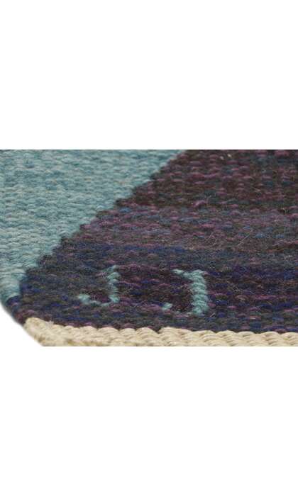 6 x 8 Vintage Swedish Kilim Rug Judith Johansson Rollakan Fonstret 78490