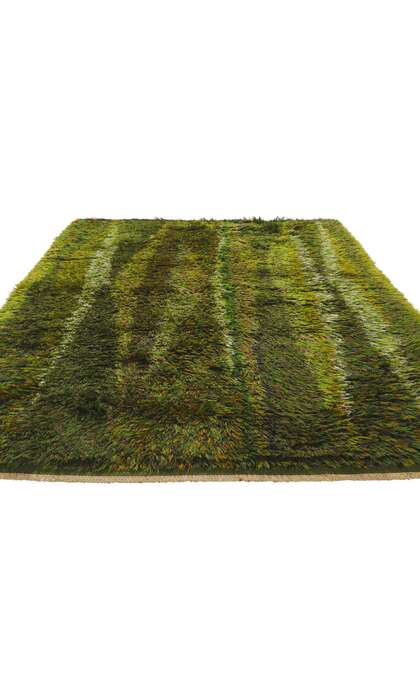 5 x 7 Vintage Swedish Rya Rug 78471