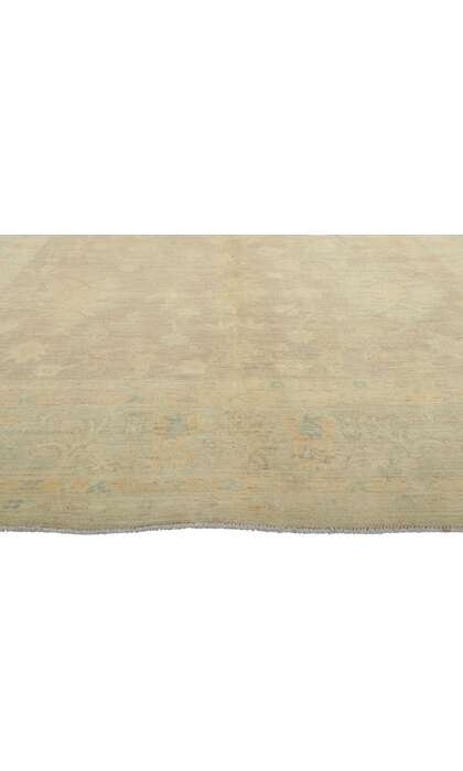 9 x 13 Vintage-Inspired Oushak Rug 80186