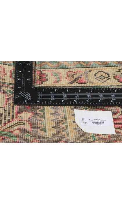 10 x 12 Vintage Persian Tabriz Rug 76312