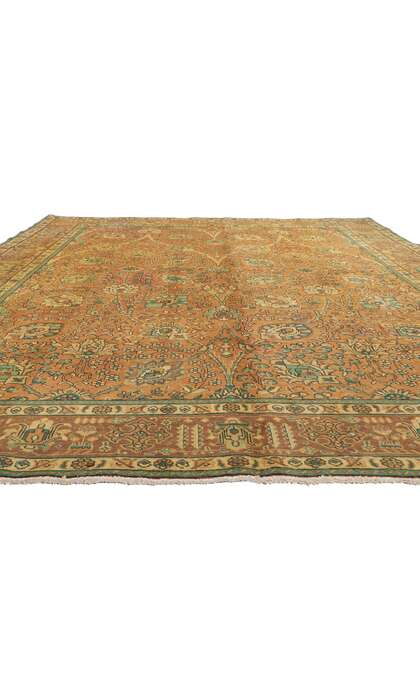 10 x 12 Vintage Persian Tabriz Rug 76312