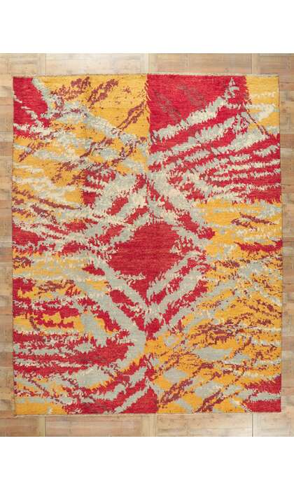 10 x 13 Abstract Moroccan Rug 80379