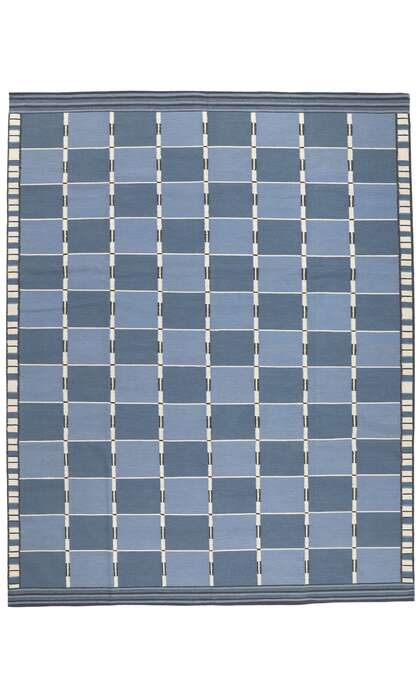 10 x 13 Scandinavian Modern Swedish Inspired Kilim Rug 30941