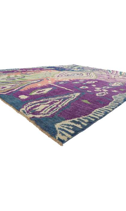 10 x 13 Colorful Moroccan Area Rug 80350