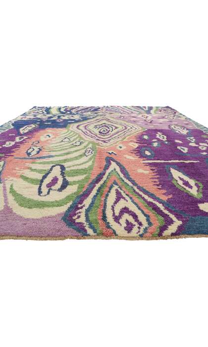 10 x 13 Colorful Moroccan Area Rug 80350