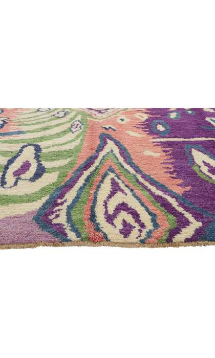 10 x 13 Colorful Moroccan Area Rug 80350