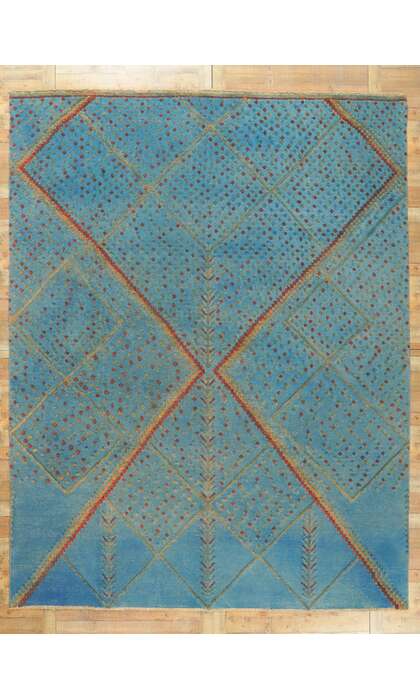 10 x 13 Overdyed High-Low Rug 80353