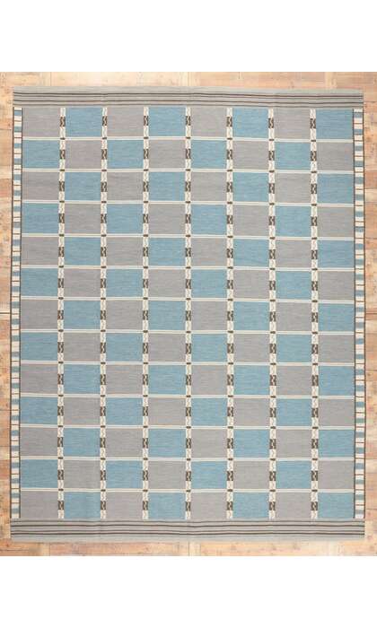 10 x 13 Swedish Inspired Kilim Rug 30937