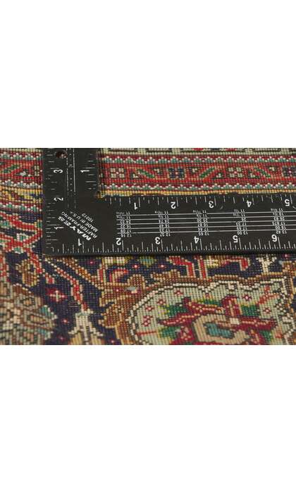 10 x 13 Vintage Persian Tabriz Rug 60998