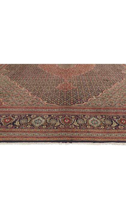 10 x 13 Vintage Persian Tabriz Rug 60998