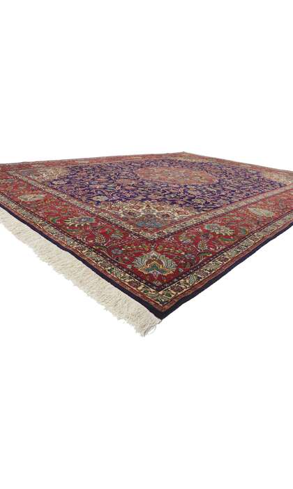 10 x 13 Vintage Persian Tabriz Rug 61110