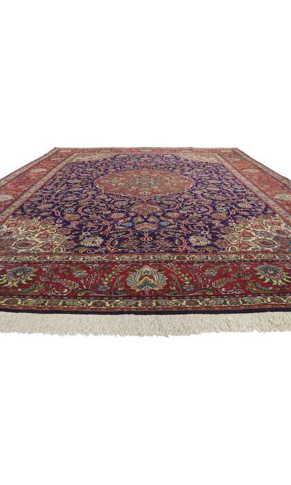 10 x 13 Vintage Persian Tabriz Rug 61110