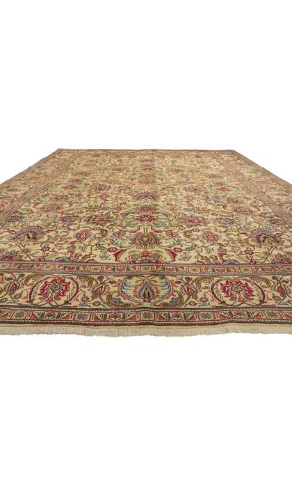 10 x 13 Vintage Persian Tabriz Rug 75888