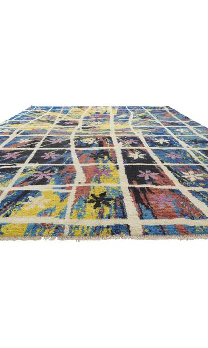 10 x 14 Abstract Moroccan Area Rug 80372