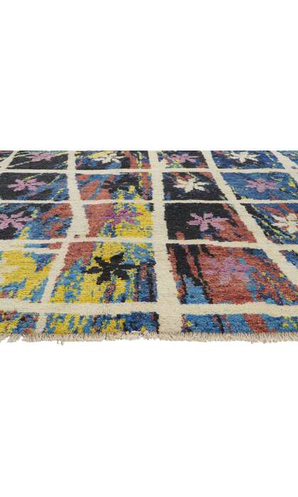 10 x 14 Abstract Moroccan Area Rug 80372