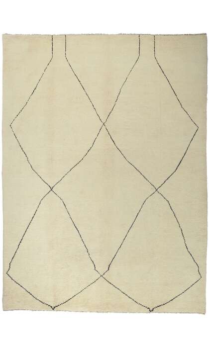 10 x 14 Modern Moroccan Area Rug 80577