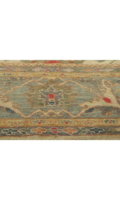 10 x 14 Organic Modern Persian Sultanabad Rug 60709