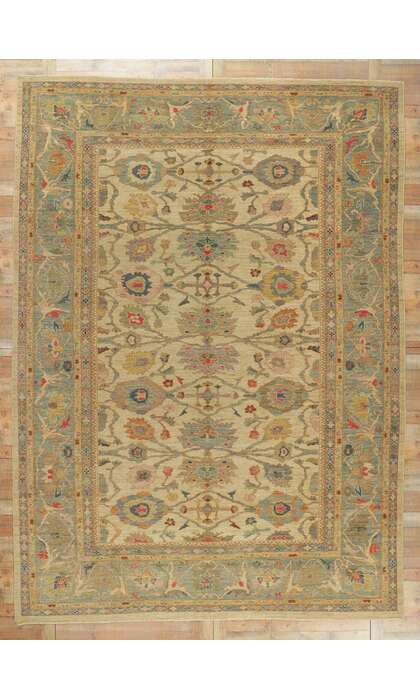 10 x 14 Organic Modern Persian Sultanabad Rug 60709