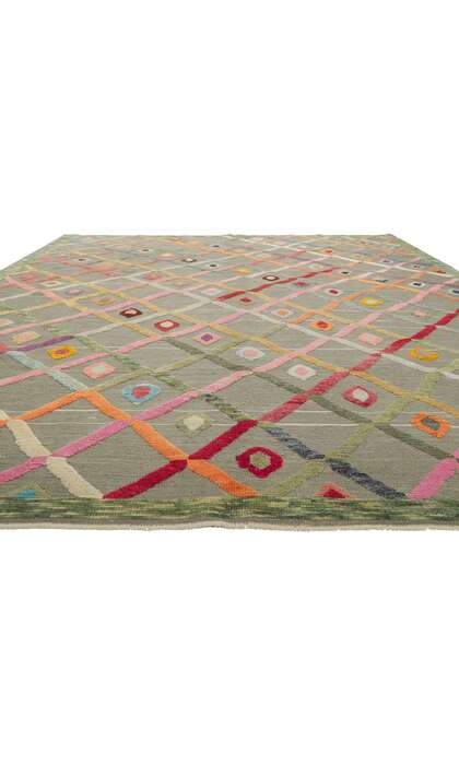11 x 13 Colorful High Low Rug 53785