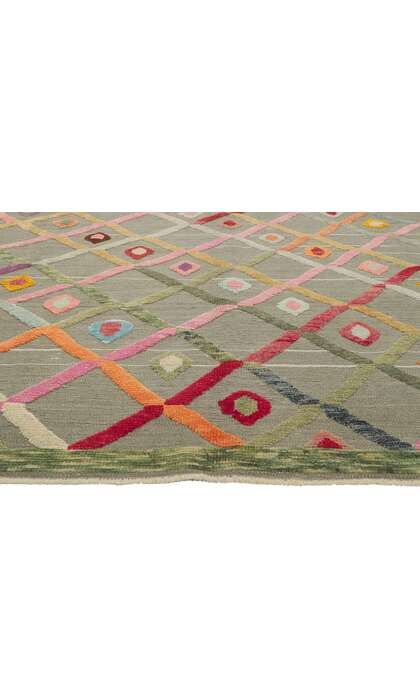 11 x 13 Colorful High Low Rug 53785
