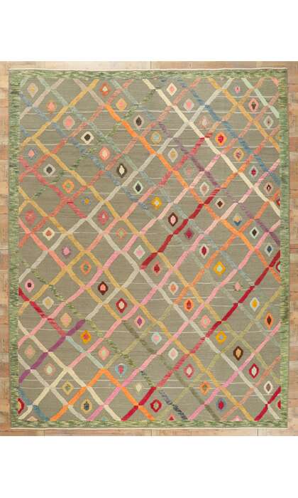 11 x 13 Colorful High Low Rug 53785