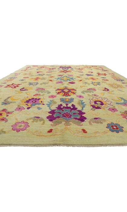 10 x 14 Colorful Oushak Rug 60658