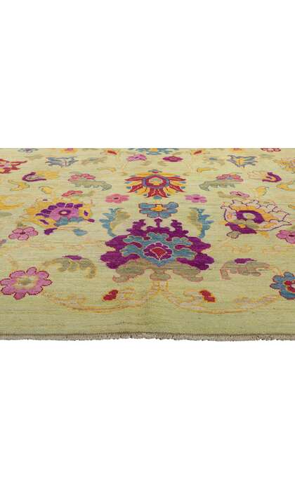 10 x 14 Colorful Oushak Rug 60658
