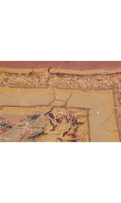 15 x 25  Antique French Aubusson Rug 74394