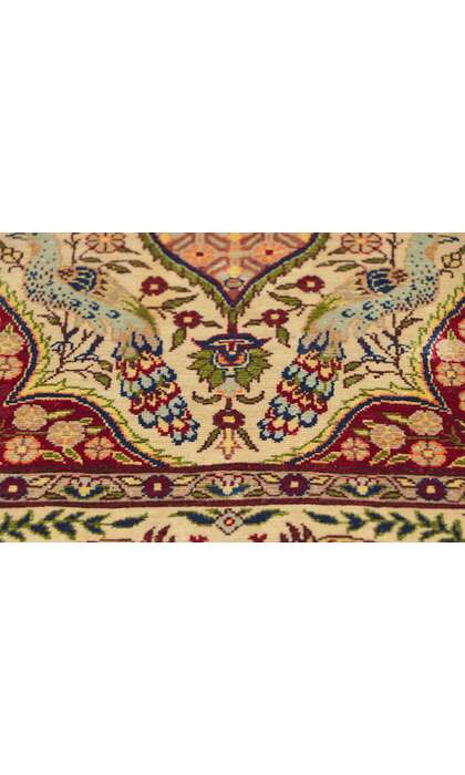 2 x 2 Vintage Turkish Silk Hereke Rug 78515