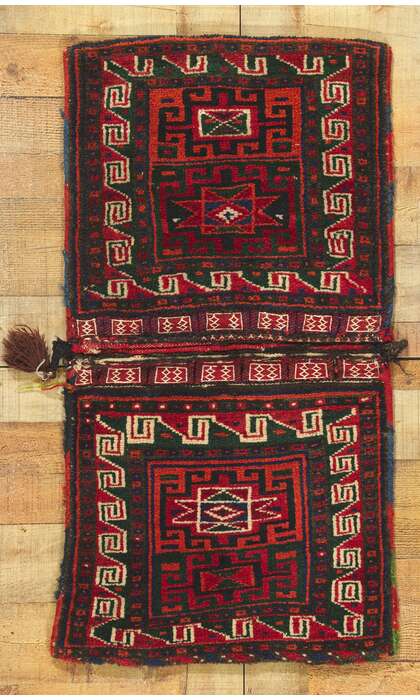 2 x 3 Antique Tribal Saddlebag 78479