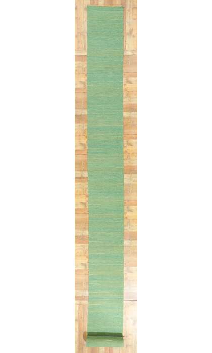 ​2 x 36 Extra-Long Vintage Konstfliten Swedish Rug 78478