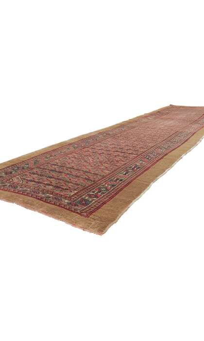 4 x 14 Antique Persian Malayer Runner 78522