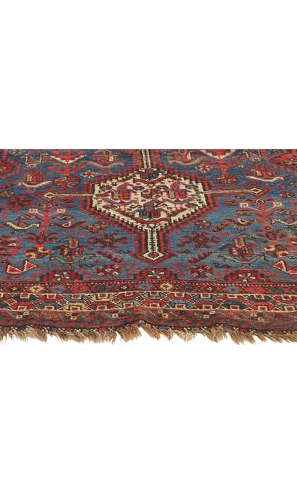 4 x 5 Antique Persian Shiraz Rug 78519