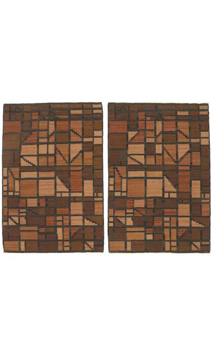 5 x 7 Vintage Swedish Rug Irma Kronlund Rollakan 78486