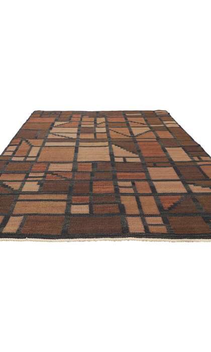 5 x 7 Vintage Swedish Rug Irma Kronlund Rollakan 78486