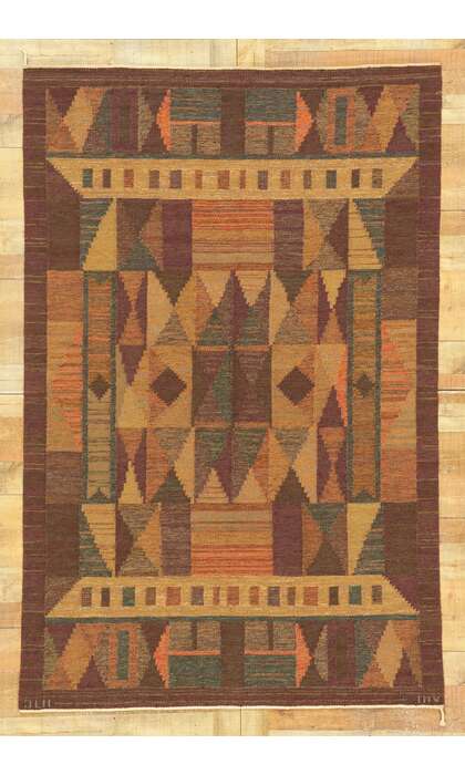 5 x 8 Swedish Rug Inga-Mi Vannerus Rollakan 78494