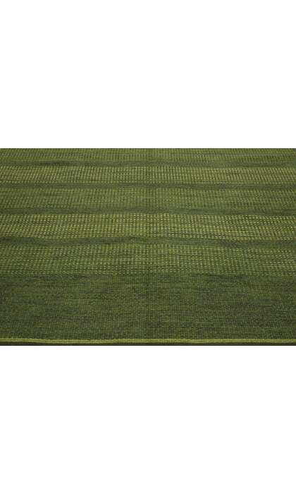 5 x 8 Vintage Green Swedish Rollakan Rug 76643