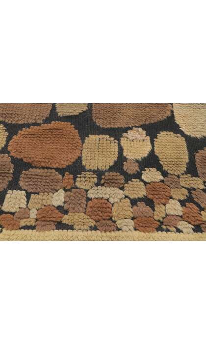 5 x 9 Vintage Swedish Relief Rug Halv-Flossa 784915 x 9 Vintage Swedish Relief Rug Halv-Flossa 78491