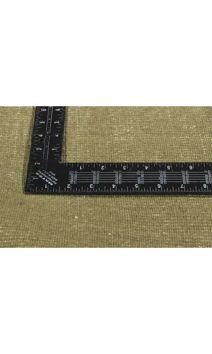 6 x 9 Moss Olive Green Modern Rug 30929
