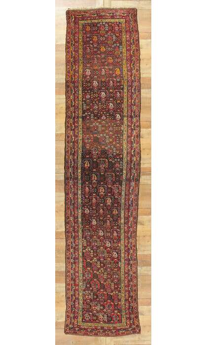 3 x 15 Antique Persian Malayer Rug Runner 78521