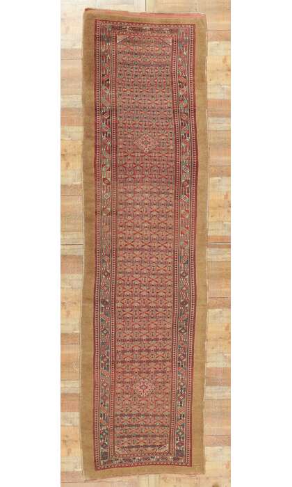 4 x 14 Antique Persian Malayer Runner 78522