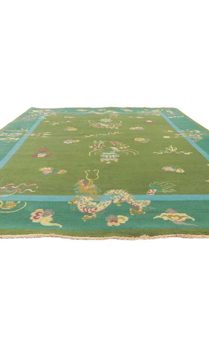 8 x 10 Chinese Art Deco Rug 30924