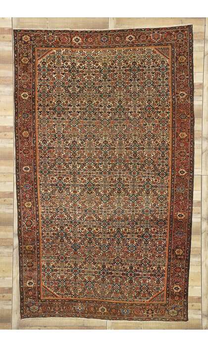 8 x 12 Antique Persian Farahan Rug 74035
