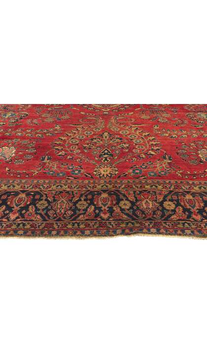 9 x 12 Antique Persian Sarouk Rug 785259 x 12 Antique Persian Sarouk Rug 78525