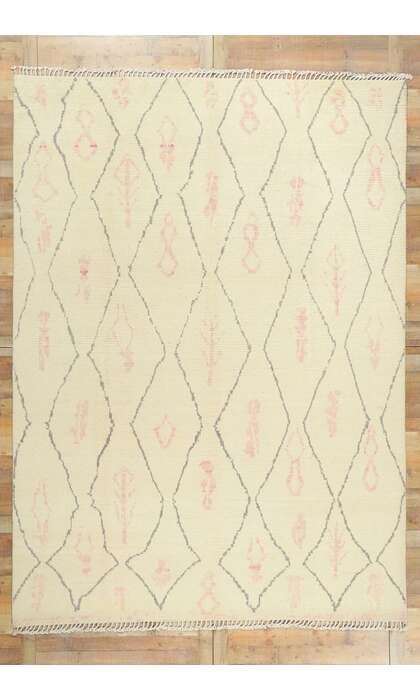 9 x 12 Modern Tribal Moroccan Rug 80628